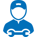 automobile with wrench